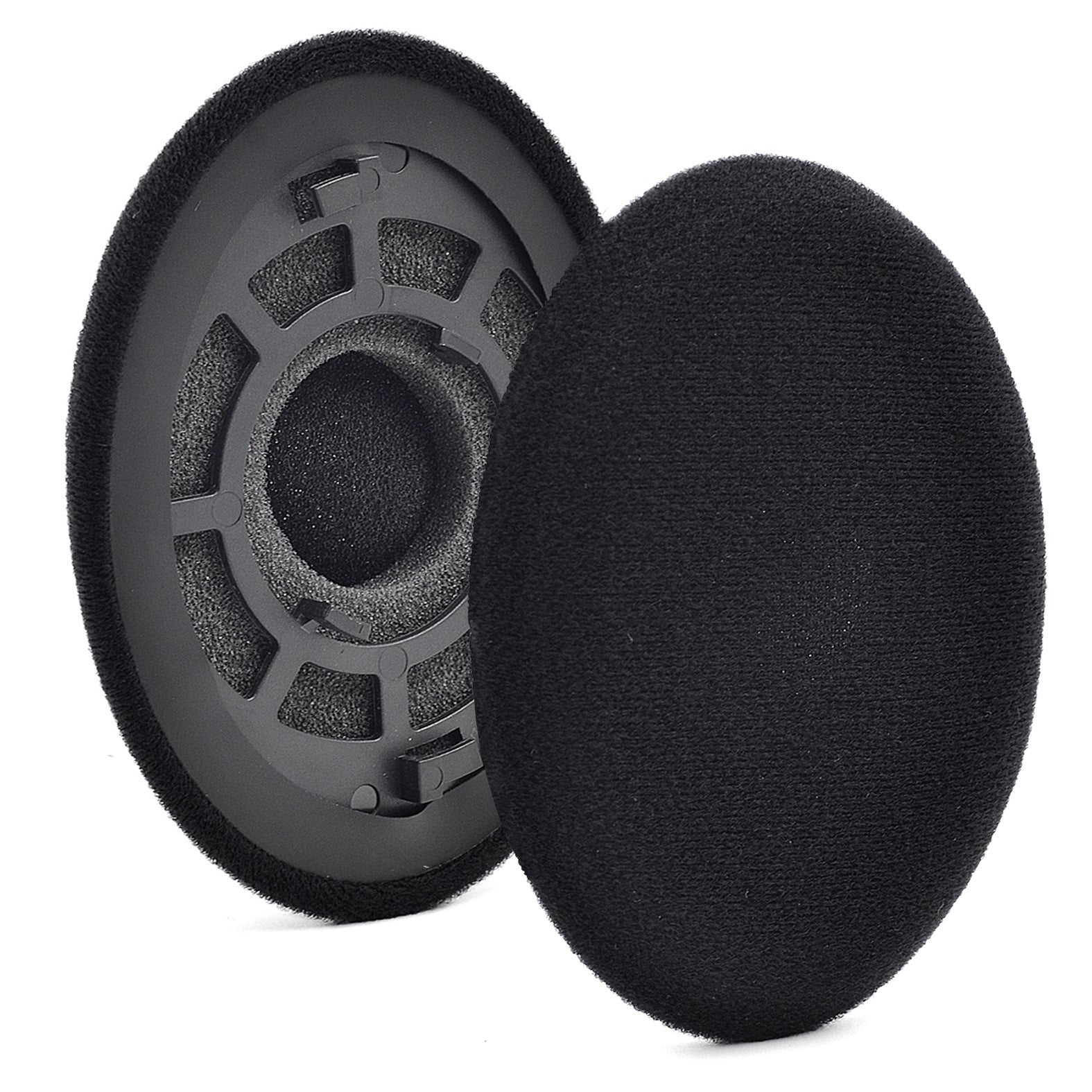 KTX-004435 Velvet Snap-On Sponge Ear Tips for SENHAI Sennheiser RS100/110/115/117/119 Earmuffs