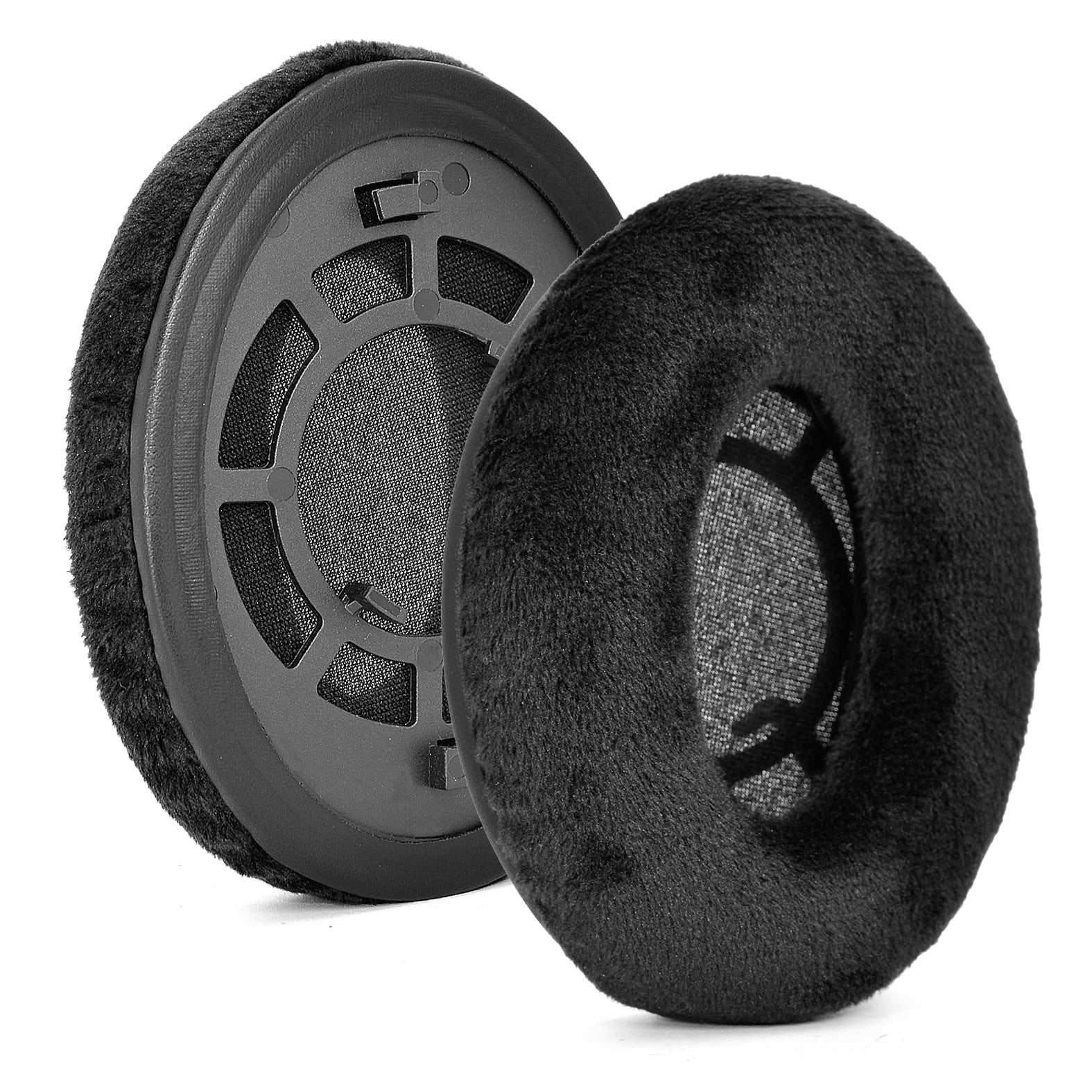 KTX-004435 Velvet Snap-On Sponge Ear Tips for SENHAI Sennheiser RS100/110/115/117/119 Earmuffs
