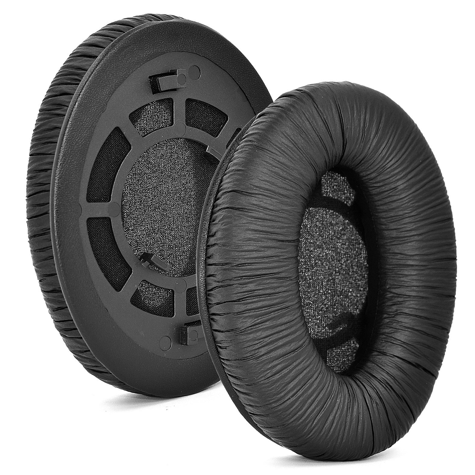 KTX-004435 Velvet Snap-On Sponge Ear Tips for SENHAI Sennheiser RS100/110/115/117/119 Earmuffs