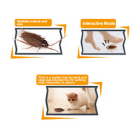 HKM-985491 Vibrating Simulation Toy for Pets - Cockroach, Tarantula, Mouse & Dragonfly