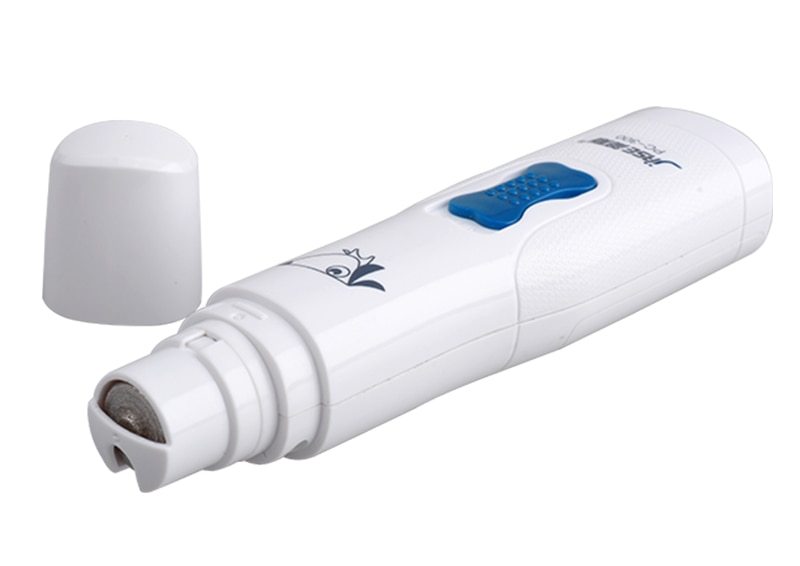 HKM-934163 Electric Pet Nail Grinder for Dogs and Cats - Safe, Quiet, and Effective Nail Clipper with Two Grinding Ports