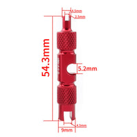 HKM-965075 Bicycle Valve Tube Extension Adapter for Enhanced Inflation Access