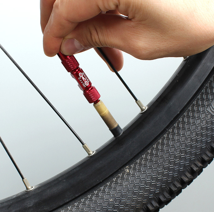 HKM-965075 Bicycle Valve Tube Extension Adapter for Enhanced Inflation Access