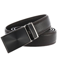 HKM-593939 Automatic Buckle Genuine Leather Belt - Model LY33-30001-5