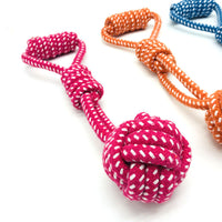 HKM-918483 Cotton Rope Dog Molar Ball Toy for Interactive Play and Dental Care