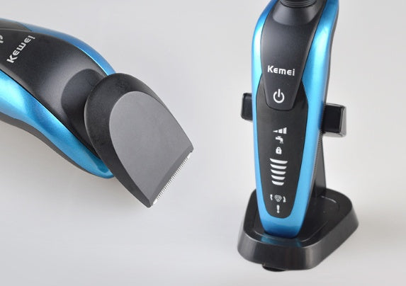 HKM-710547 Waterproof Multifunctional Rechargeable Body Shaver with Stainless Steel Blade