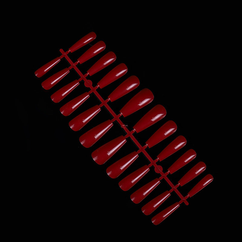 HKM-628627 24 Trapezoidal Long False Ballet Nails for Acrylic, Gel, or Fiberglass Designs