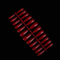 HKM-628627 24 Trapezoidal Long False Ballet Nails for Acrylic, Gel, or Fiberglass Designs