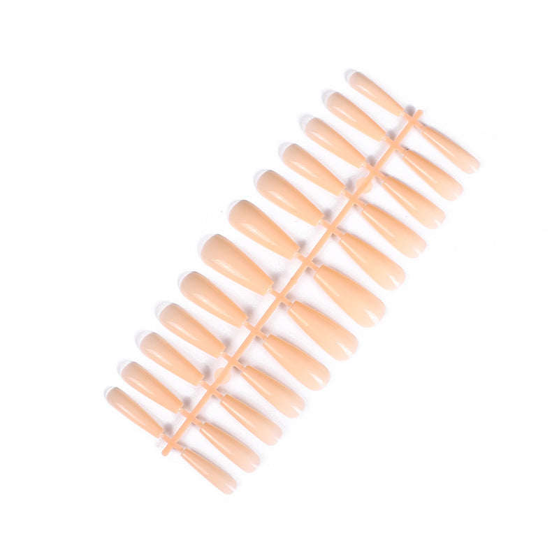 HKM-628627 24 Trapezoidal Long False Ballet Nails for Acrylic, Gel, or Fiberglass Designs