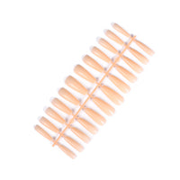 HKM-628627 24 Trapezoidal Long False Ballet Nails for Acrylic, Gel, or Fiberglass Designs