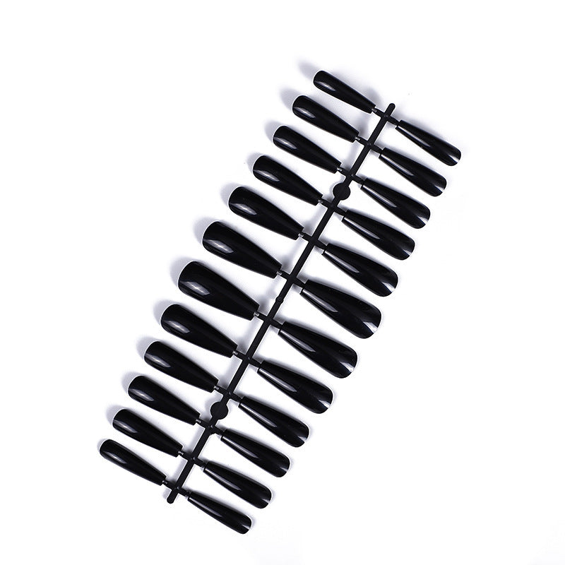 HKM-628627 24 Trapezoidal Long False Ballet Nails for Acrylic, Gel, or Fiberglass Designs