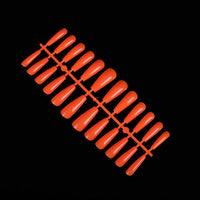 HKM-628627 24 Trapezoidal Long False Ballet Nails for Acrylic, Gel, or Fiberglass Designs