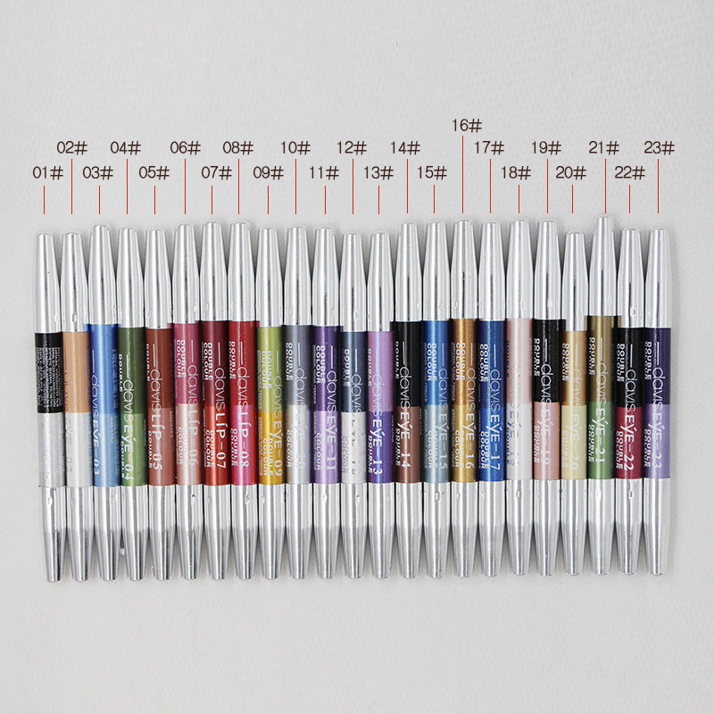 HKM-342355 Two-Tone Multicolor Eyeshadow Pen for Vibrant Eye Looks