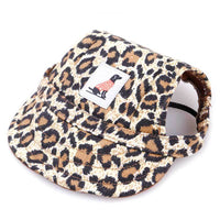 HKM-831571 Dog Baseball Cap for Small to Medium Pets - Adjustable Polyester Hat for Puppies, Cats, and Toy Dogs