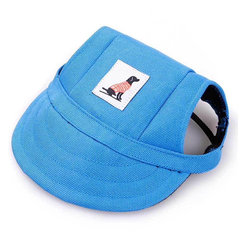 HKM-831571 Dog Baseball Cap for Small to Medium Pets - Adjustable Polyester Hat for Puppies, Cats, and Toy Dogs