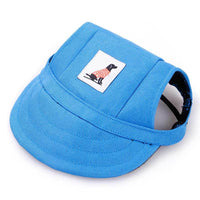HKM-831571 Dog Baseball Cap for Small to Medium Pets - Adjustable Polyester Hat for Puppies, Cats, and Toy Dogs