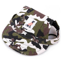 HKM-831571 Dog Baseball Cap for Small to Medium Pets - Adjustable Polyester Hat for Puppies, Cats, and Toy Dogs