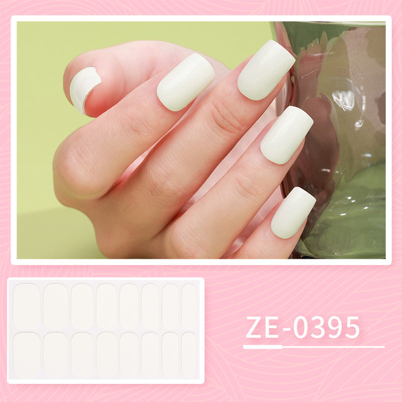 HKM-627475 Ladies Waterproof Nail Art Stickers - Love Heart Designs with Nail File