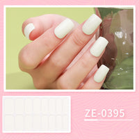 HKM-627475 Ladies Waterproof Nail Art Stickers - Love Heart Designs with Nail File