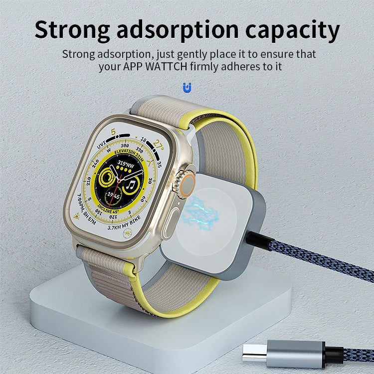 KTX-818899 1M Magnetic Charging Cable for Apple Watch Series 1-8 and Ultra