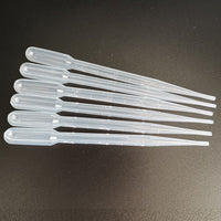 HKM-724627 3ML Plastic Graduated Dropper Straws for Cosmetic Dispensing - Pack of 10