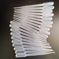 HKM-724627 3ML Plastic Graduated Dropper Straws for Cosmetic Dispensing - Pack of 10