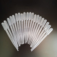 HKM-724627 3ML Plastic Graduated Dropper Straws for Cosmetic Dispensing - Pack of 10