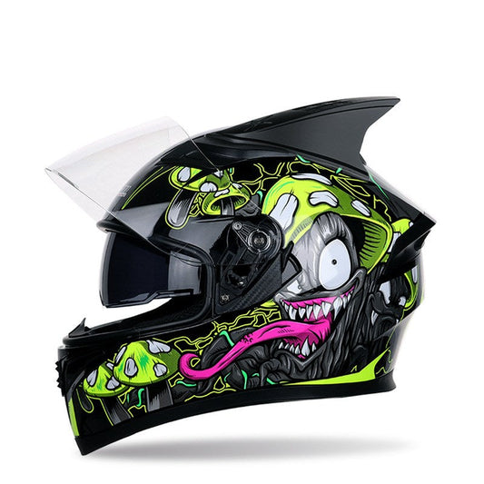 KTX-399123 Four Seasons Corner Motorcycle Racing Helmet - Optimized Safety, Aerodynamic Design, and Superior Comfort