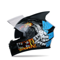 HKM-399123 Four Seasons Corner Motorcycle Racing Helmet - Optimized Safety, Aerodynamic Design, and Superior Comfort