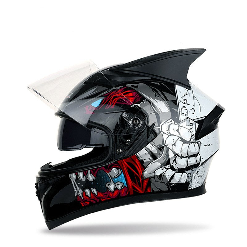 KTX-399123 Four Seasons Corner Motorcycle Racing Helmet - Optimized Safety, Aerodynamic Design, and Superior Comfort