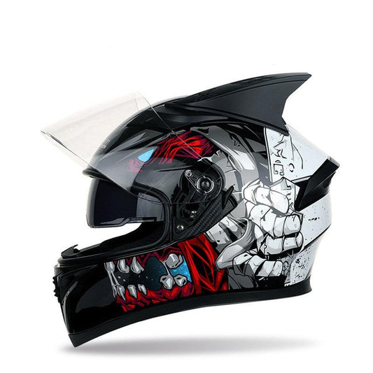 KTX-399123 Four Seasons Corner Motorcycle Racing Helmet - Optimized Safety, Aerodynamic Design, and Superior Comfort