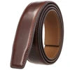 HKM-704595 Men's Custom Leather Belt with Automatic Buckle - Stylish and Adjustable Leather Strap