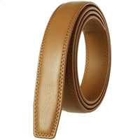 HKM-704595 Men's Custom Leather Belt with Automatic Buckle - Stylish and Adjustable Leather Strap