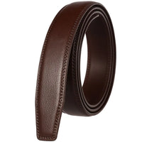 HKM-704595 Men's Custom Leather Belt with Automatic Buckle - Stylish and Adjustable Leather Strap