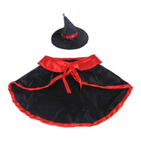 HKM-451859 Halloween Cloak Suit for Dogs - British Style Cloth Costume with Hat, Available in Various Sizes