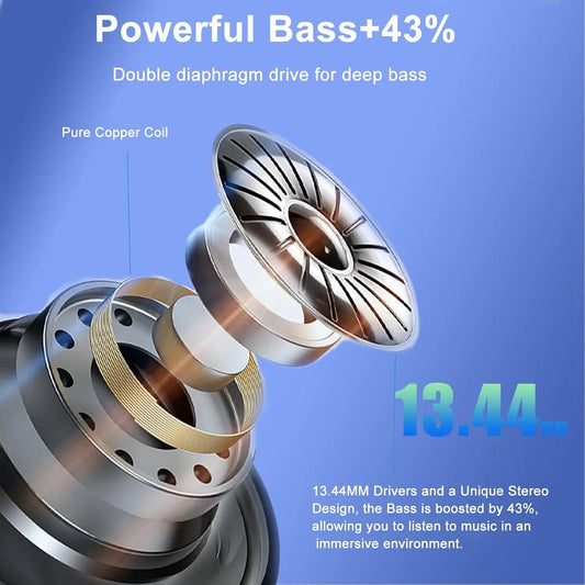 KTX-030419 Transparent Crystal TWS True Wireless Earbuds with Handsfree Functionality