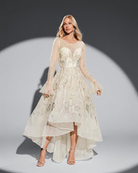 HKM-791379 Elegant Yellow Evening Dress - EZ25050 Style for Special Occasions