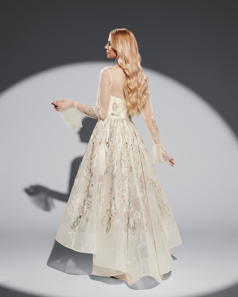 HKM-791379 Elegant Yellow Evening Dress - EZ25050 Style for Special Occasions
