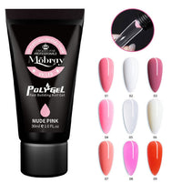 HKM-853395 Nail Extension Gel Kit with Mouse Lamp, Primer, Sealing Layer, and Cleaning Solution - Multiple Colors Available