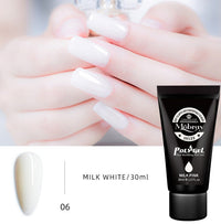 HKM-853395 Nail Extension Gel Kit with Mouse Lamp, Primer, Sealing Layer, and Cleaning Solution - Multiple Colors Available