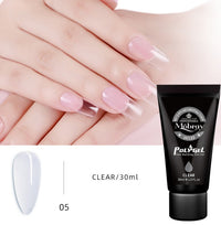 HKM-853395 Nail Extension Gel Kit with Mouse Lamp, Primer, Sealing Layer, and Cleaning Solution - Multiple Colors Available
