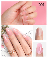 HKM-853395 Nail Extension Gel Kit with Mouse Lamp, Primer, Sealing Layer, and Cleaning Solution - Multiple Colors Available