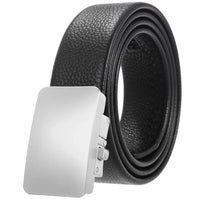 HKM-277459 Genuine Leather Men's and Women's Belt with Classic Buckle, Model LY36-00005-2