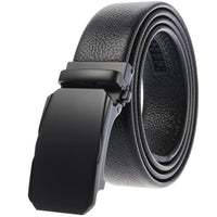 HKM-277459 Genuine Leather Men's and Women's Belt with Classic Buckle, Model LY36-00005-2