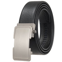 HKM-277459 Genuine Leather Men's and Women's Belt with Classic Buckle, Model LY36-00005-2