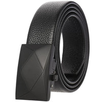HKM-277459 Genuine Leather Men's and Women's Belt with Classic Buckle, Model LY36-00005-2