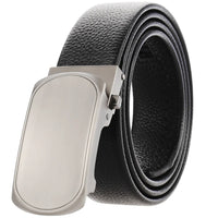 HKM-277459 Genuine Leather Men's and Women's Belt with Classic Buckle, Model LY36-00005-2
