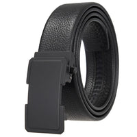 HKM-277459 Genuine Leather Men's and Women's Belt with Classic Buckle, Model LY36-00005-2