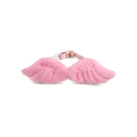 HKM-696211 Angel Wing Collar with Butterfly Tie for Cats & Small Dogs - Neck Sizes S: 14-24cm, M: 24-34cm, L: 34-44cm