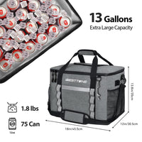 HKM-322067 Portable Cooler Bag for Grocery Shopping and Camping